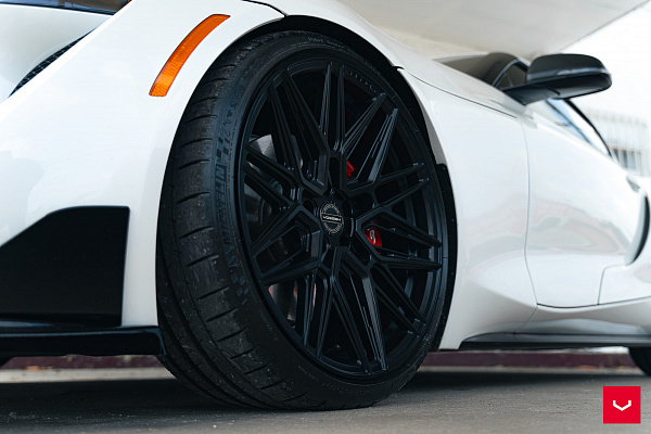 Фото дисков Vossen HF-7 Черный сатин на Toyota Supra A90