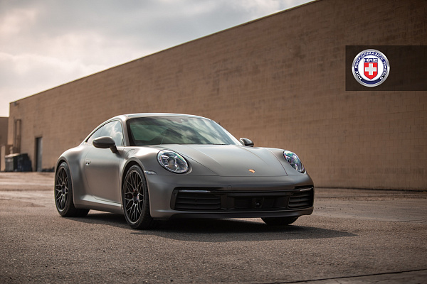 Фото дисков HRE RC100 Черный сатин на Porsche 911 VIII