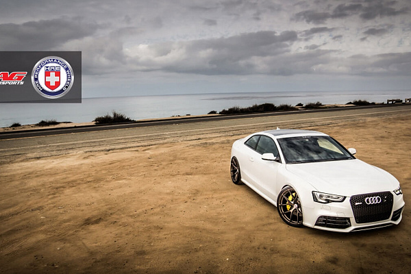 Фото дисков HRE P101 Сатиновая бронза на Audi A/S/RS 5 (8T)