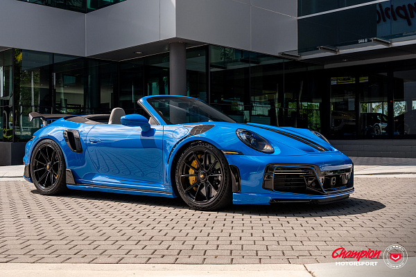 Фото дисков Vossen RS92 Черный глянец на Porsche 911 VIII