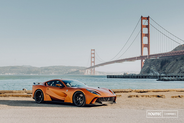 Фото дисков NOVITEC NF10 Черный сатин на Ferrari 812