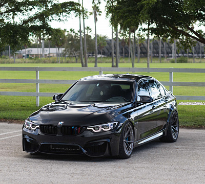 Фото дисков HRE P204 на BMW 3/M3 (F3x/F80)