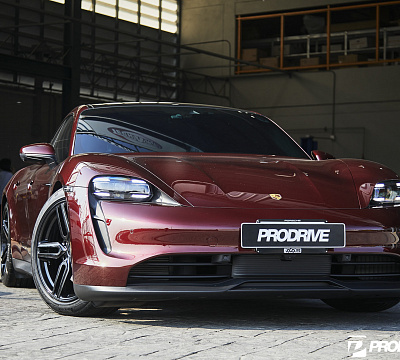 Фото дисков Vossen HF-1 на Porsche Taycan I