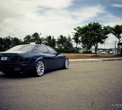 Фото дисков Vossen CV1 на Maserati Quattroporte V