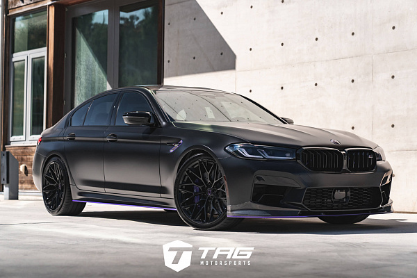 Фото дисков HRE P200 Черный глянец на BMW 5/M5 (G30/F90)