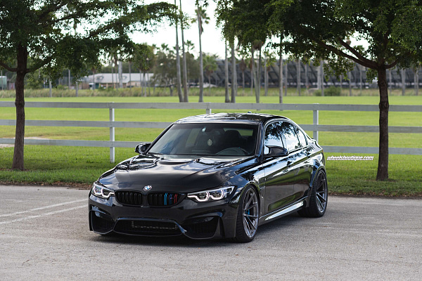 Фото дисков HRE P204 Глянцевый темный лак на BMW 3/M3 (F3x/F80)