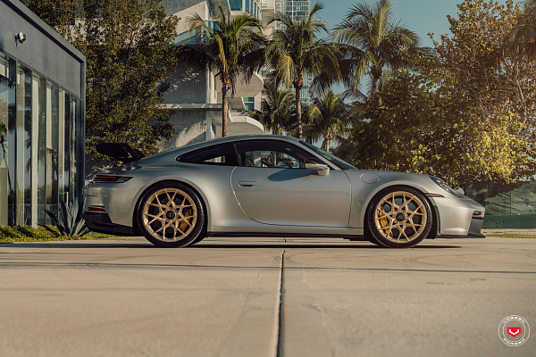 Фото дисков Vossen S21-07 Глянцевая шампань на Porsche 911 VIII
