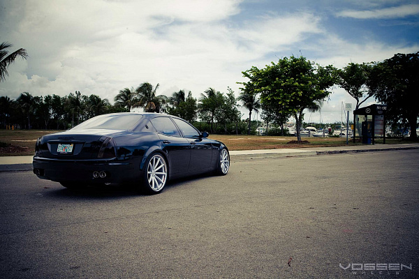 Фото дисков Vossen CV1 Серебро на Maserati Quattroporte V