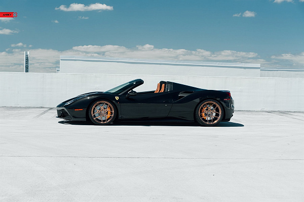 Фото дисков Anrky S1-X4 Глянцевая бронза на Ferrari 812