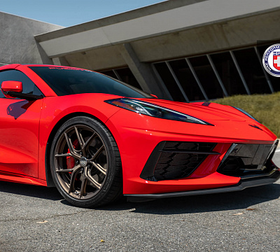 Фото дисков HRE P101SC на Chevrolet Corvette C8