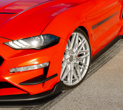 Фото дисков Vossen HF-7 на Ford Mustang VI