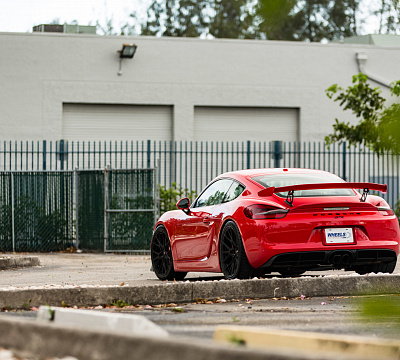 Фото дисков Vossen M-X3 на Porsche Cayman II