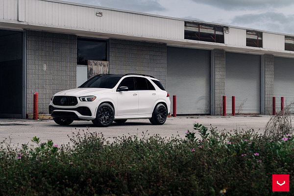 Фото дисков Vossen HFX-1 (5-Lug) Черный сатин на Mercedes-Benz GLE II