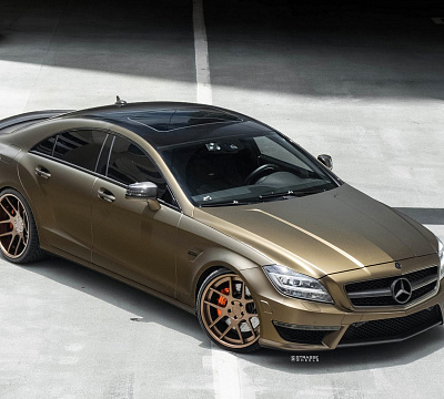 Фото дисков Strasse Wheels SM5 Deep Concave на Mercedes-Benz CLS (C218)