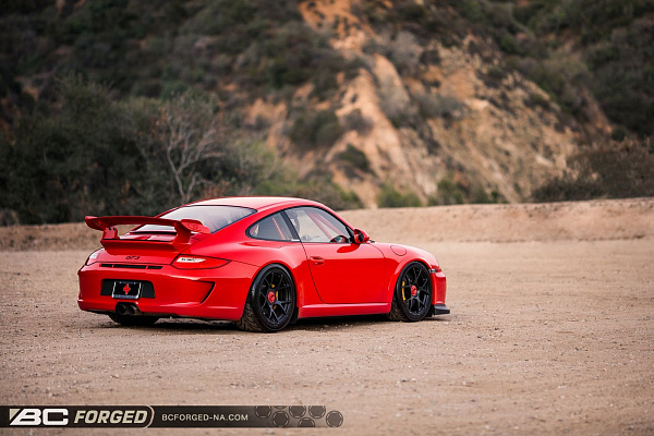 Фото дисков BC Forged RS41 Черный матовый на Porsche 911 VI