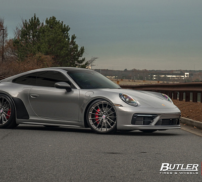 Фото дисков HRE P103 на Porsche 911 VIII