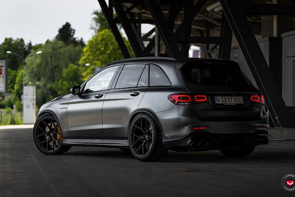 Фото дисков Vossen S21-01 Черный сатин на Mercedes-Benz GLC (X253, C253)