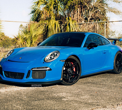 Фото дисков Strasse Wheels SV2 Deep Concave Monoblock на Porsche 911 VII