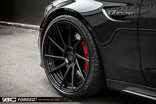 Фото дисков BC Forged HCA210 Черный матовый на Mercedes-Benz C-Class (W205)