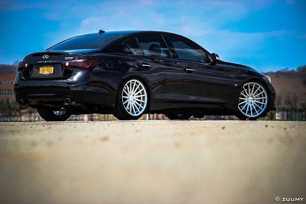 Фото дисков Vossen VFS-2 Серебро на Infiniti Q50