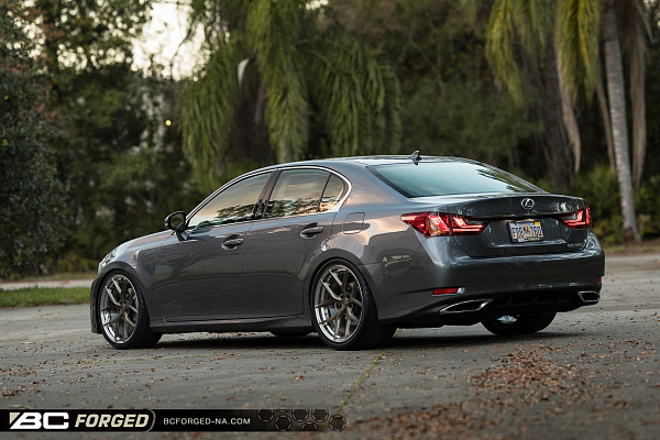 Фото дисков BC Forged HCS21 Глянцевая бронза на Lexus GS IV