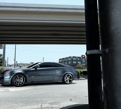 Фото дисков Vossen CV3 на Cadillac CTS II