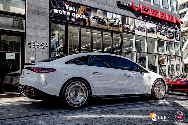 Фото дисков Vossen LC3-11T Глянцевый тонированный лак на Mercedes-Benz EQS