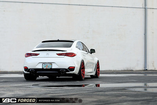 Фото дисков BC Forged RZ39 Красный глянец на Infiniti Q60 II