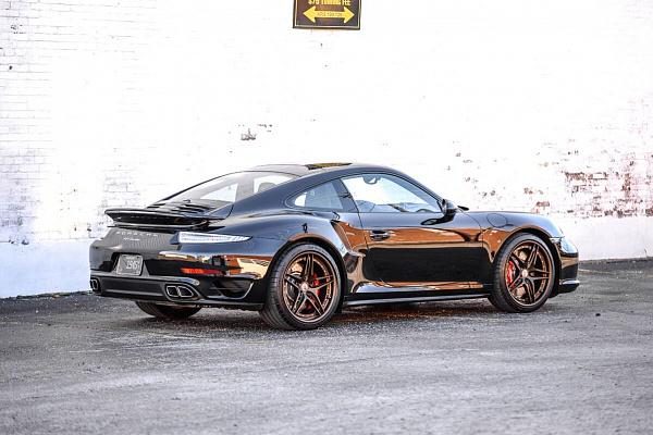 Фото дисков HRE S107 Сатиновая темная бронза на Porsche 911 VII