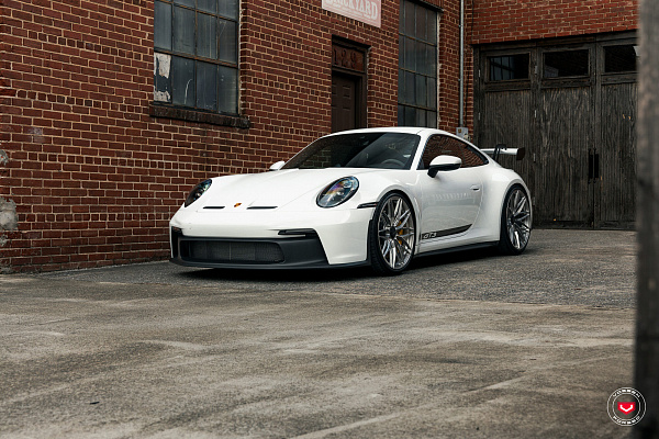 Фото дисков Vossen S21-02 Глянцевый тонированный лак на Porsche 911 VIII