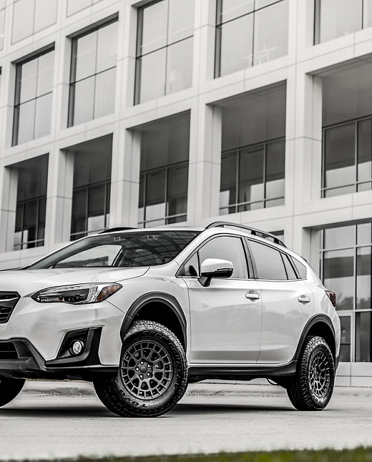 Фото дисков BOXER Черный сатин на Subaru XV GT