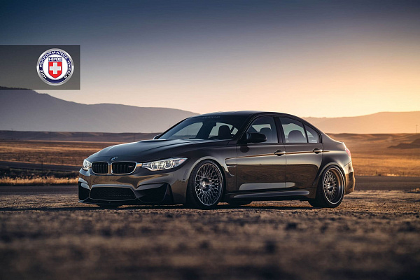 Фото дисков HRE 501M Глянцевый темный лак на BMW 3/M3 (F3x/F80)