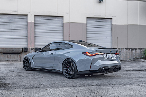 Фото дисков Strasse Wheels SV5 Deep Concave Duoblock Черный сатин на BMW 4/M4 (G22/G82)