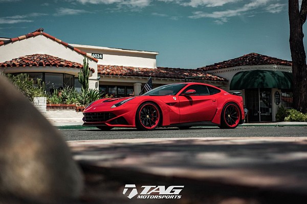 Фото дисков HRE S204H Черный сатин на Ferrari F12