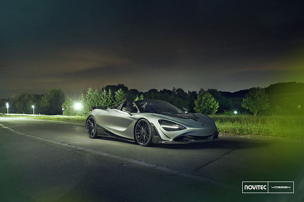 Фото дисков NOVITEC MC3 Черный сатин на McLaren 720S