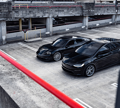 Фото дисков Vossen HF-7 на Porsche Taycan I