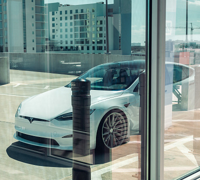 Фото дисков Vossen HF-4T на Tesla Model S