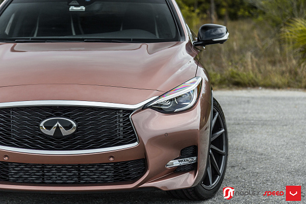 Фото дисков Vossen CVT Глянцевый графит на Lexus RC