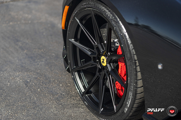 Фото дисков Vossen EVO-2R Черный сатин на Ferrari F12