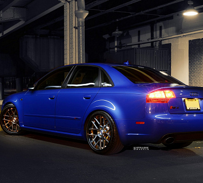 Фото дисков Strasse Wheels SM7 Deep Concave на Audi A/S/RS 4 (B8)