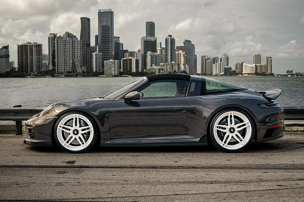 Фото дисков Anrky AN27 Белый глянец на Porsche 911 VIII