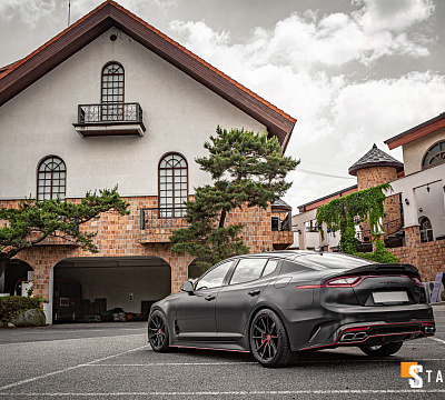 Фото дисков Vossen HF-3 на Kia Stinger