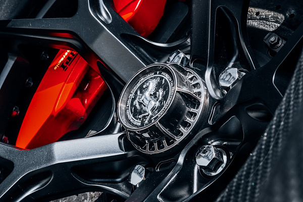 Фото дисков Brixton Forged PF7 Aerotech Черный сатин на Ferrari 458