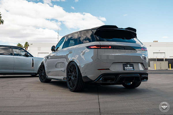 Фото дисков Vossen UV-1R Черный сатин на Land Rover Range Rover Sport III