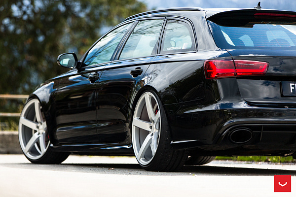 Фото дисков Vossen CV3 Серебро на Audi A/RS 6 (C7)