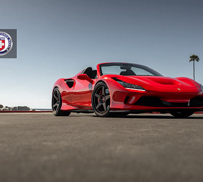 Фото дисков HRE 305 GTS на Ferrari F8