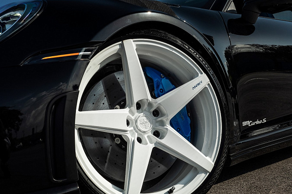 Фото дисков Anrky RS5.1 Белый глянец на Porsche 911 VIII