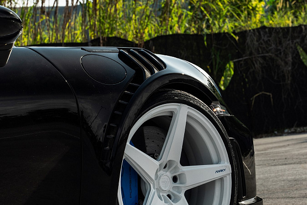Фото дисков Anrky RS5.1 Белый глянец на Porsche 911 VIII