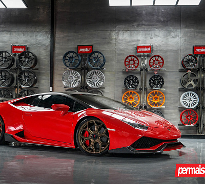 Фото дисков NOVITEC NL4 на Lamborghini Huracan