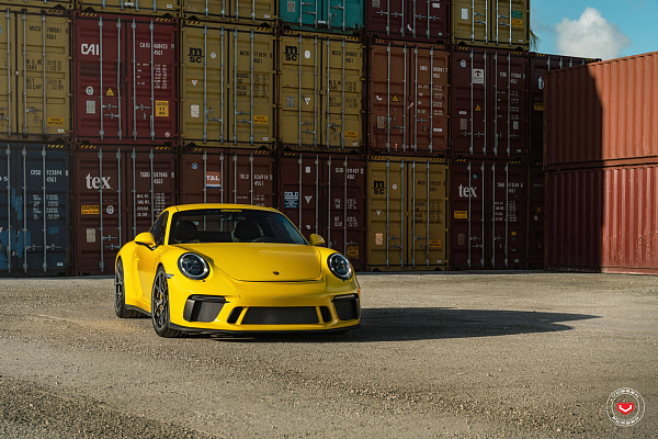 Фото дисков Vossen S21-01 Матовый графит на Porsche 911 VII